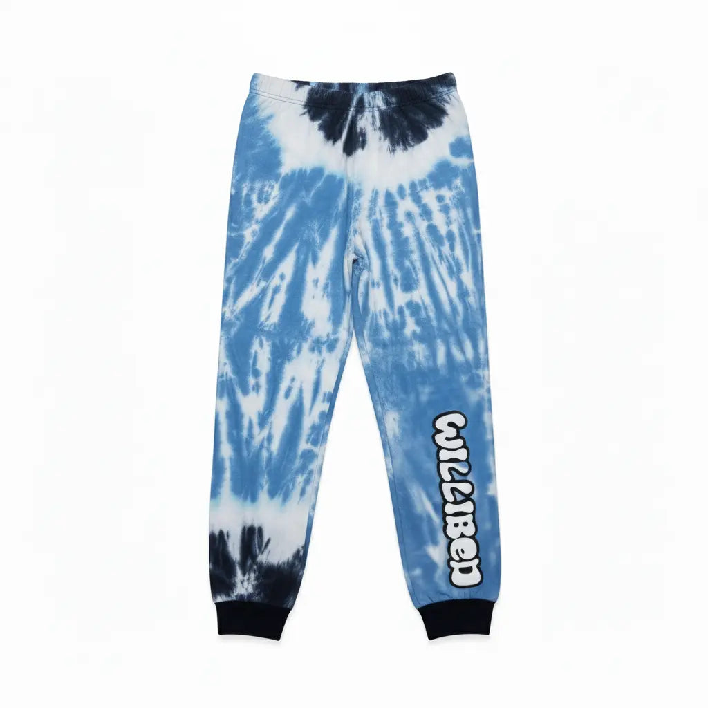 Pyjamas Willibed Univers Tie-Dye Bleu Bas