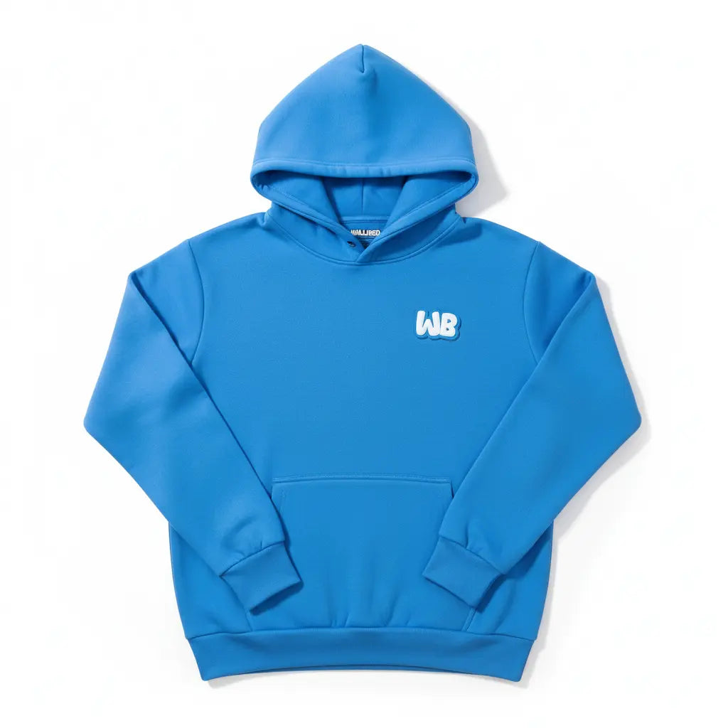 Sweat à capuche hoodie essentiel willibed bleu 