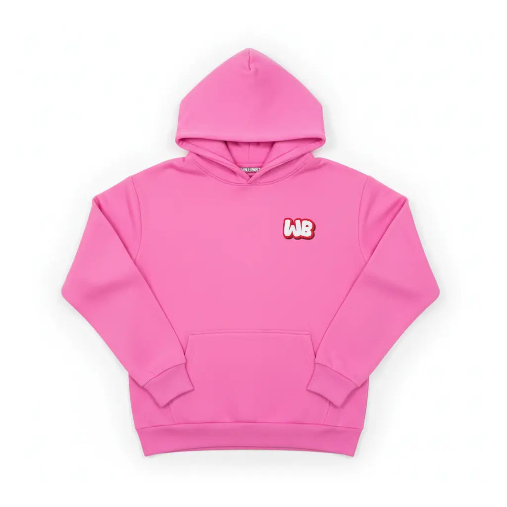 Sweat à capuche hoodie essentiel willibed rose