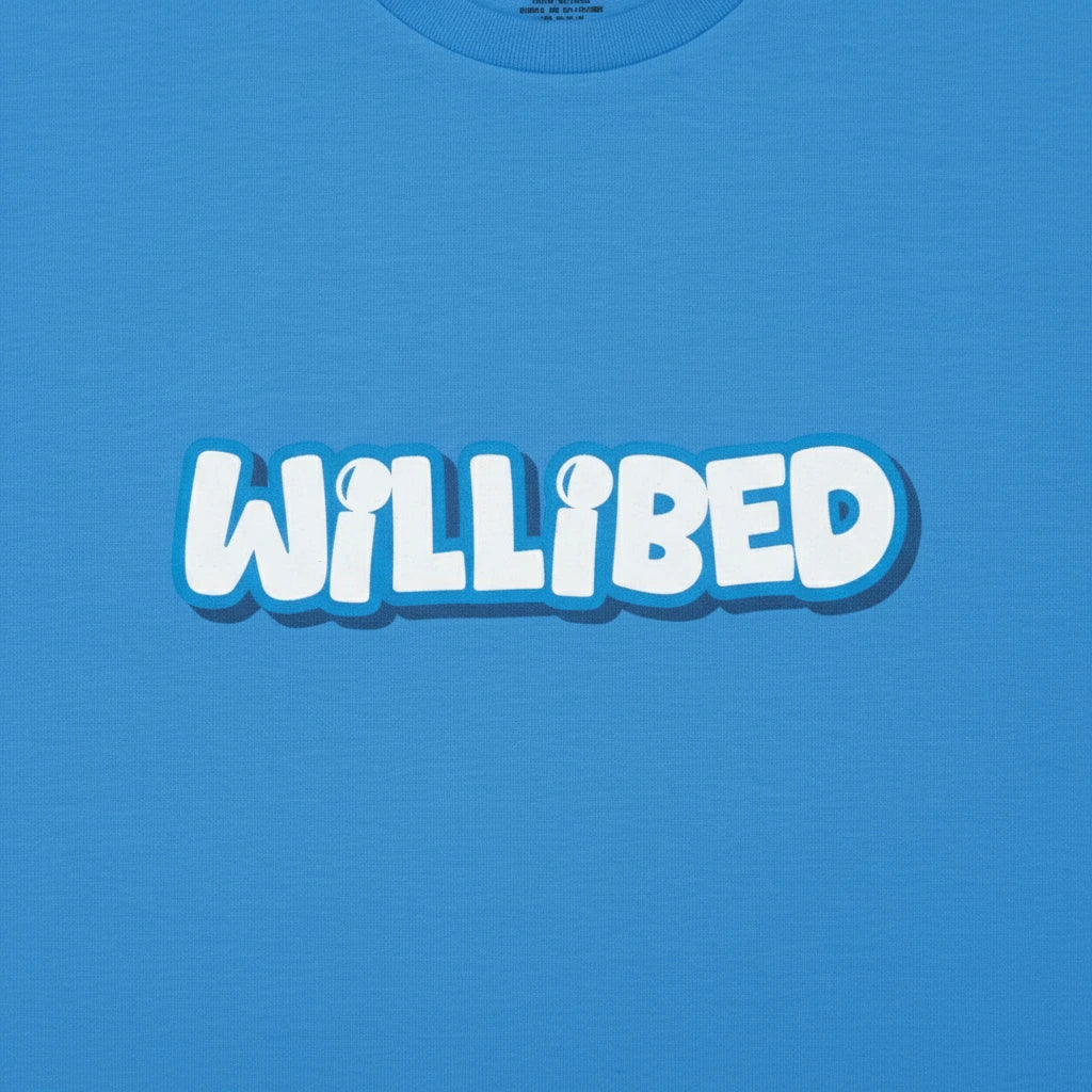 T-Shirt Essentiel Willibed Bleu Close up