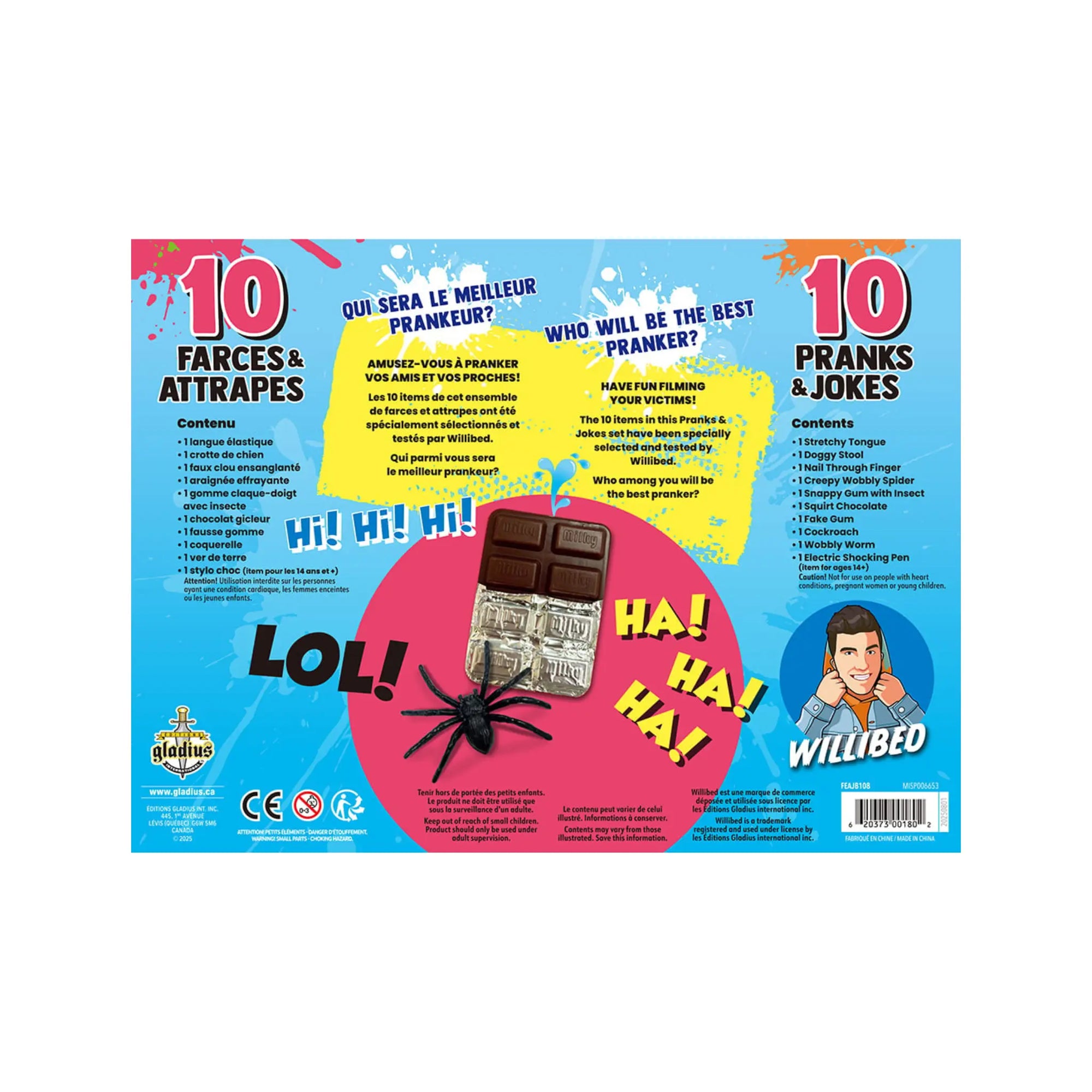 Willibed jeu farces et attrapes