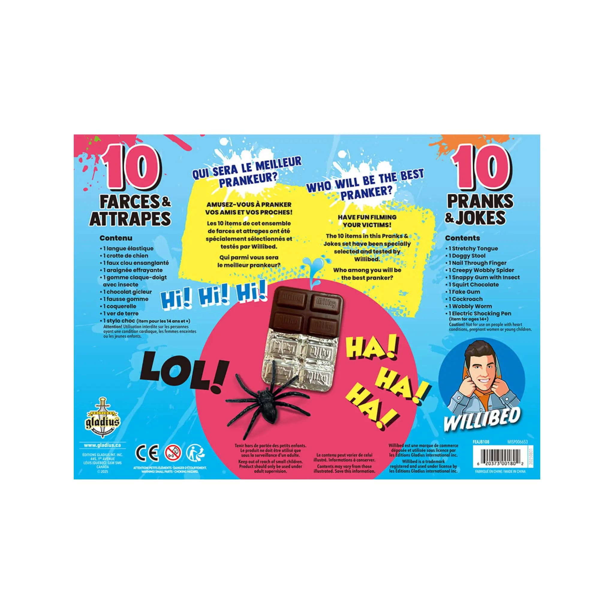 Willibed jeu farces et attrapes